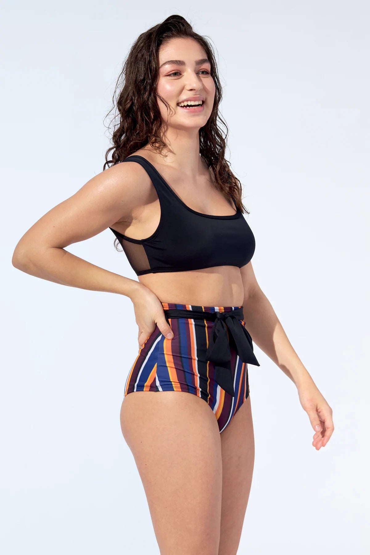Florence high waist bottom with belt